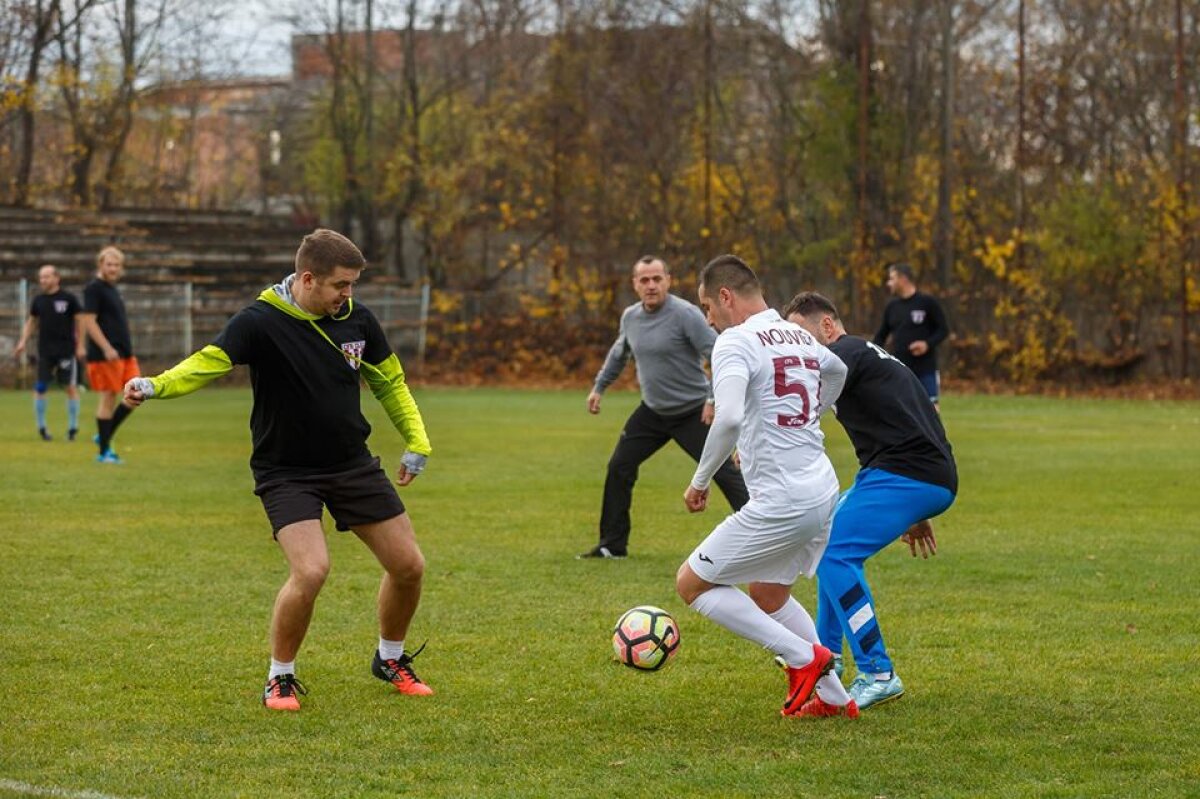 GALERIE FOTO Duminică relaxată pentru Dan Petrescu și fanii CFR-ului! S-au întâlnit în meci direct, apoi au încins grătarele 