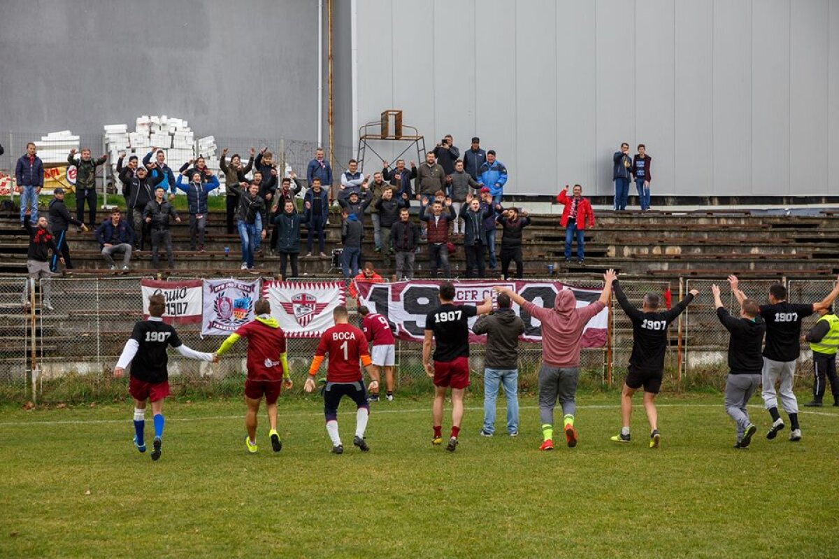 GALERIE FOTO Duminică relaxată pentru Dan Petrescu și fanii CFR-ului! S-au întâlnit în meci direct, apoi au încins grătarele 