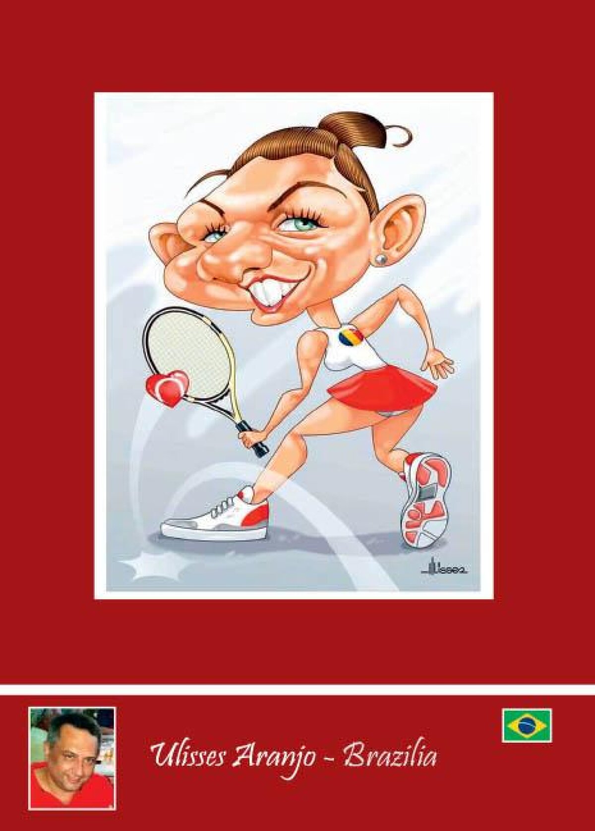 GALERIE FOTO Simona Halep, studiu de caz pentru caricaturiștii din întreaga lume » Expoziție inedită, azi, la București