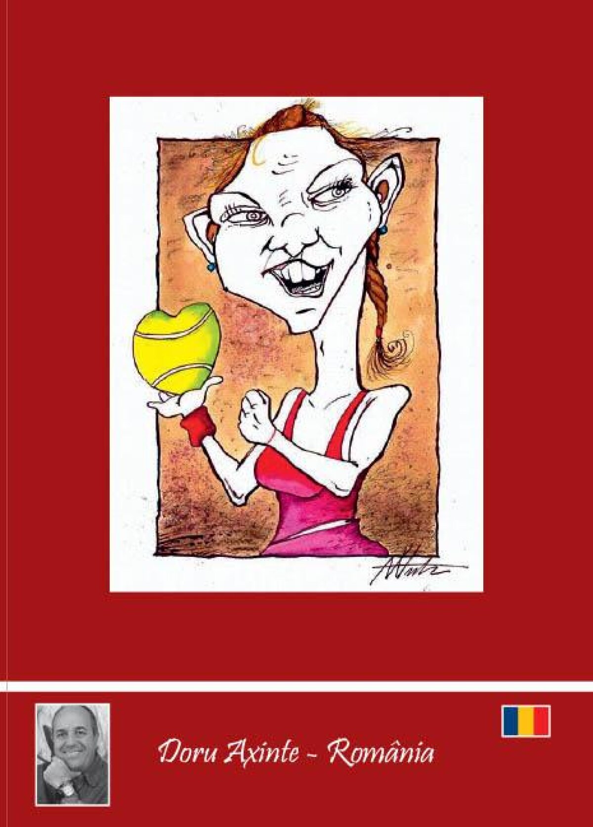 GALERIE FOTO Simona Halep, studiu de caz pentru caricaturiștii din întreaga lume » Expoziție inedită, azi, la București
