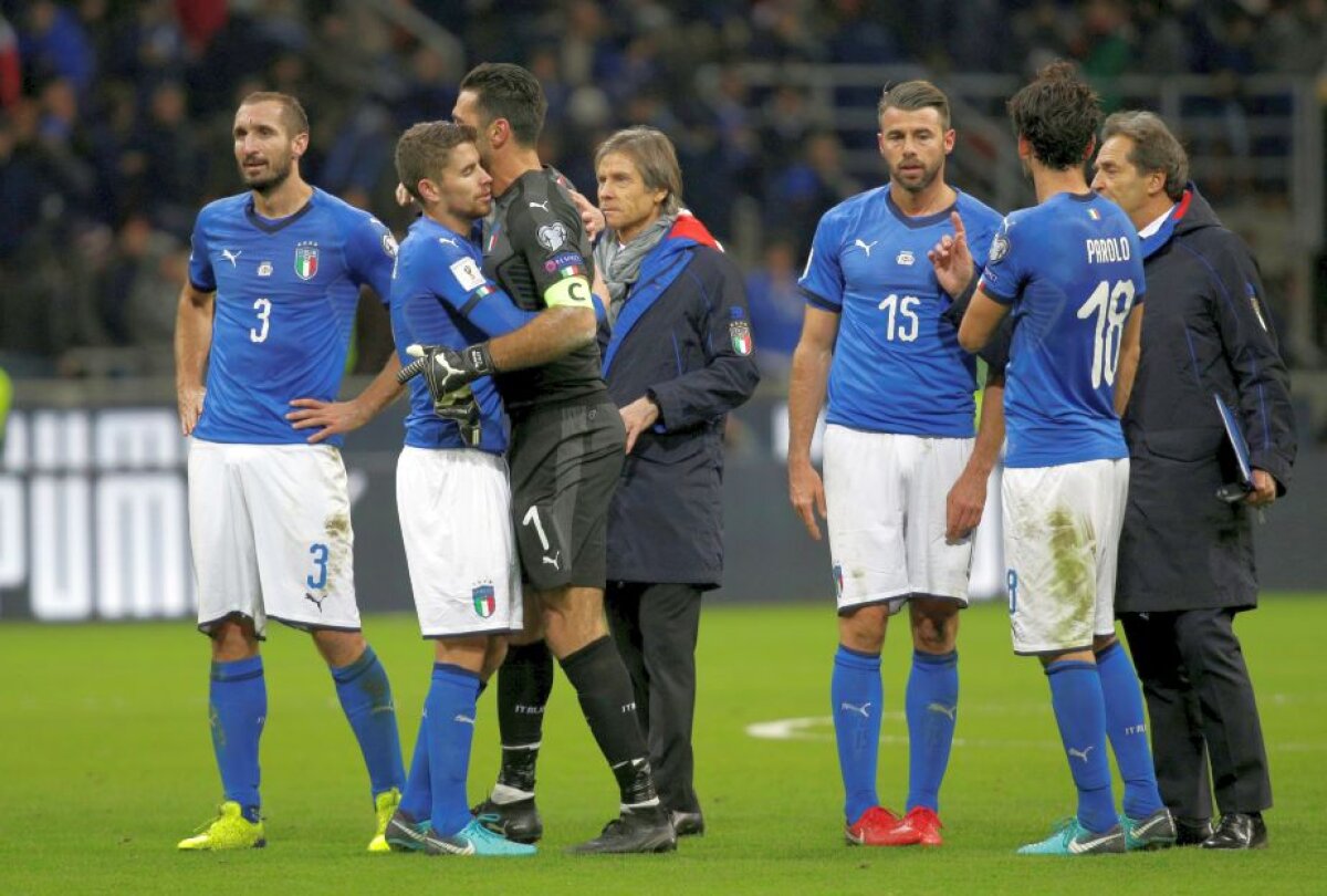 FOTO Ciao, ragazzi! Italia e blocată de Suedia și RATEAZĂ Mondialul pentru a doua oară în istorie! Coincidență nefastă