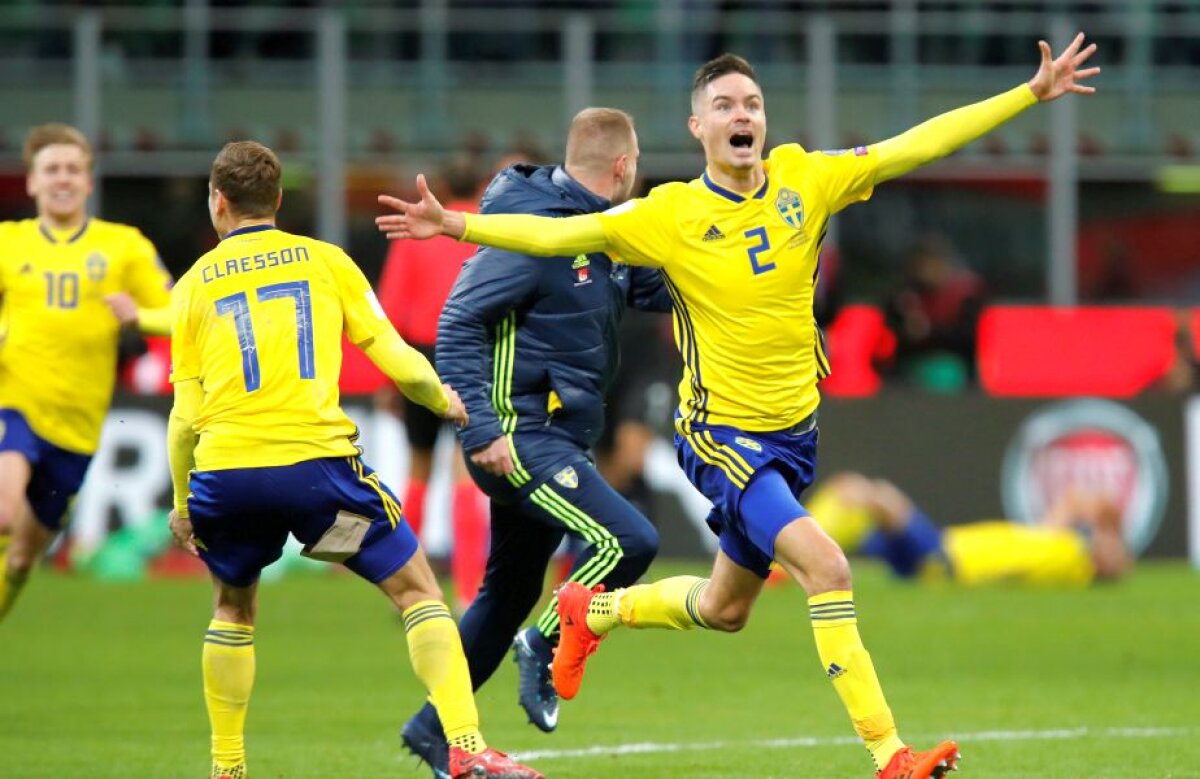 FOTO Ciao, ragazzi! Italia e blocată de Suedia și RATEAZĂ Mondialul pentru a doua oară în istorie! Coincidență nefastă