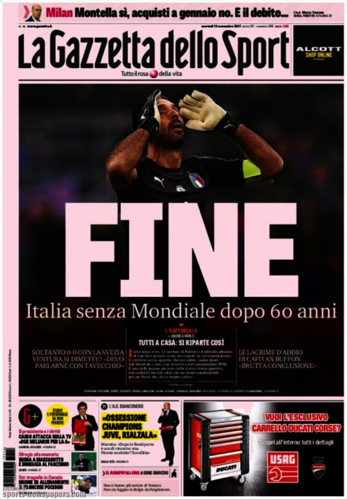 Ce scriu azi ziarele de sport din lume (14 noiembrie 2017)