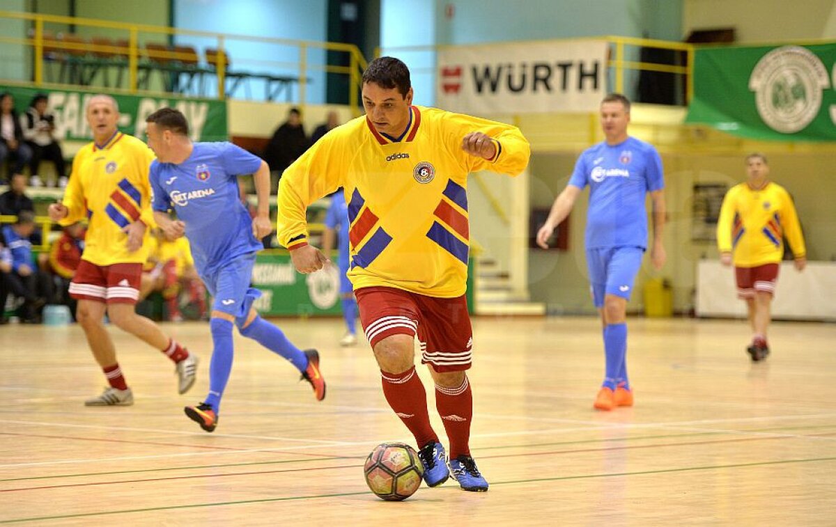 FOTO+VIDEO Adi Ilie, Gică Popescu şi Bogdan Stelea, reuniţi la meciul jucat în memoria lui Didi Prodan » Care a fost scorul final al confruntării Steaua '96 - România '96