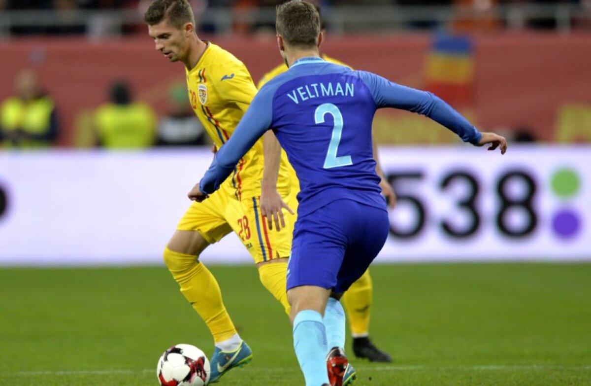VIDEO + FOTO România - Olanda 0-3 » Prima înfrângere pentru Contra pe banca "tricolorilor"