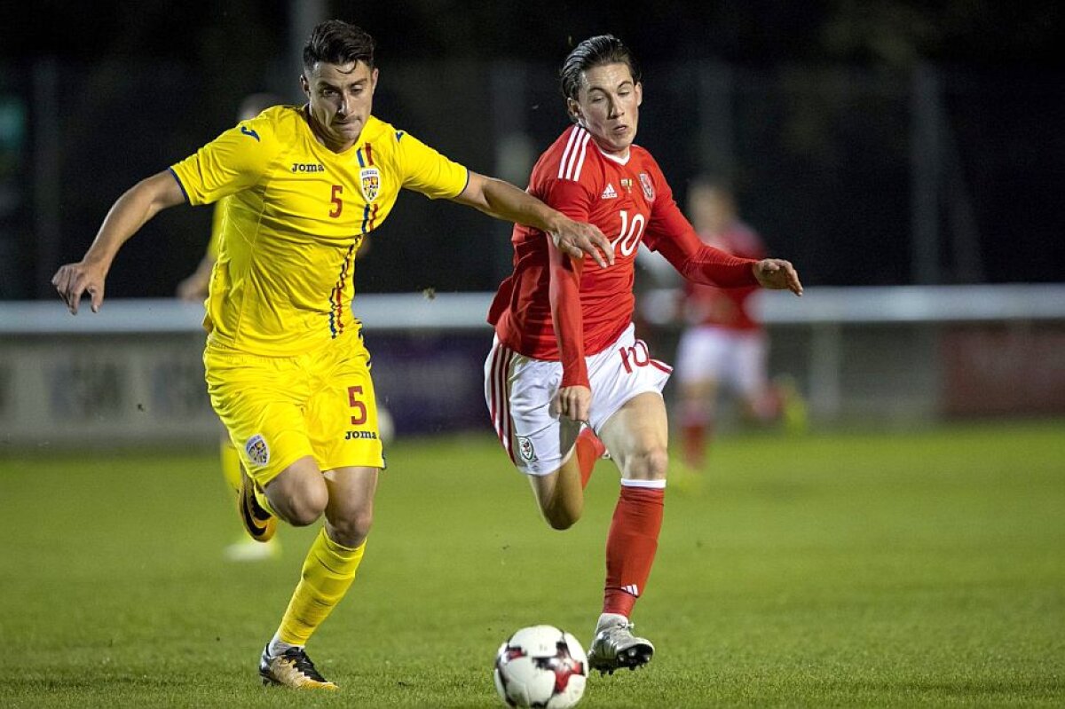 VIDEO România U21, al doilea egal consecutiv în preliminarii » Tricolorii au avut doi jucători eliminaţi în meciul cu Ţara Galilor