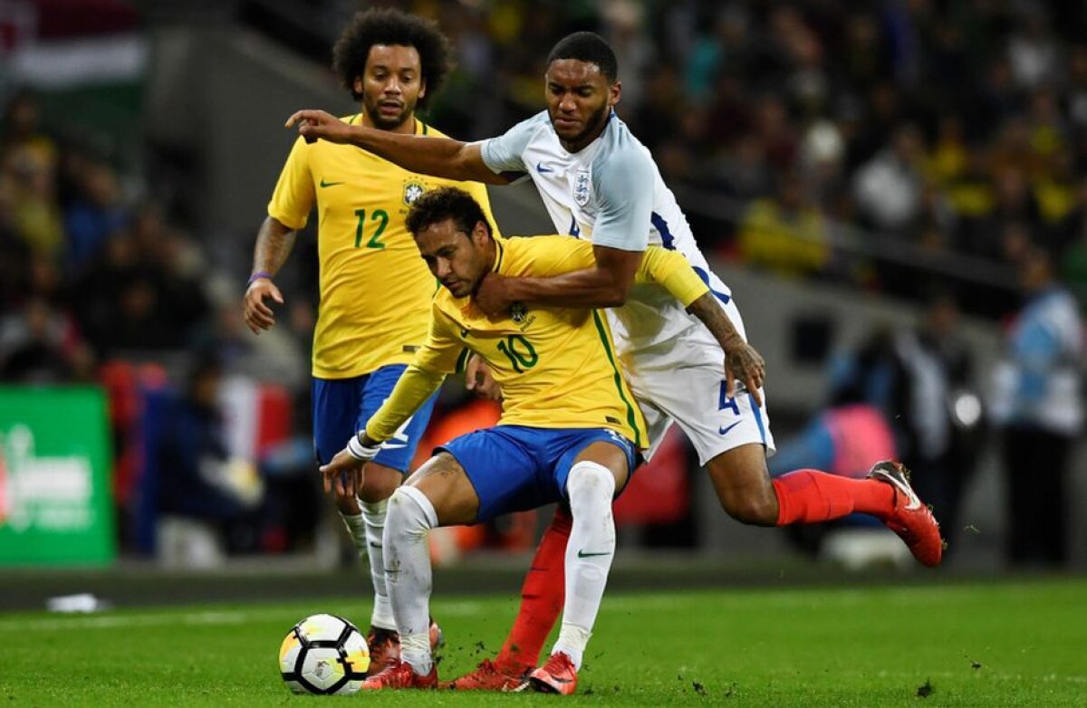 VIDEO+FOTO Brazilia a dat testul englez pe ”Wembley” » Neymar și compania nu au putut răpune echipa Albionului