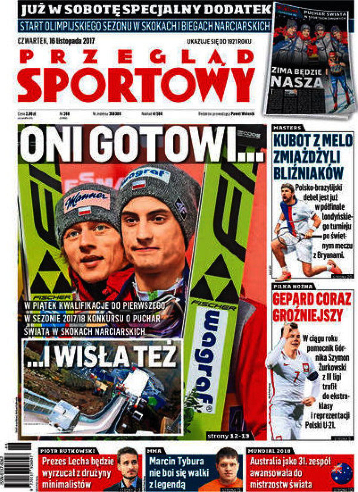 Ce scriu azi ziarele de sport din lume (16 noiembrie 2017)