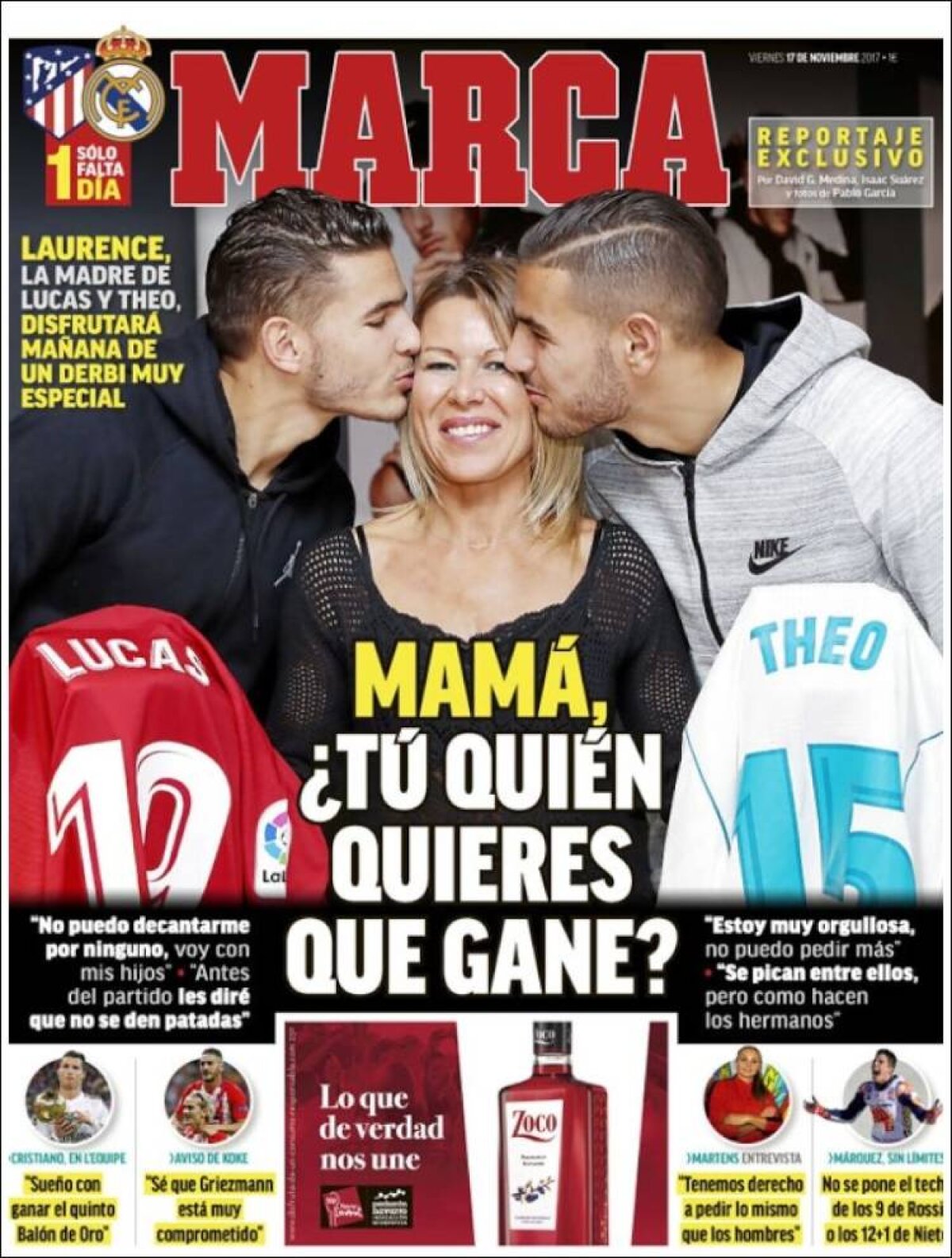 Ce scriu azi ziarele de sport din lume (17 noiembrie 2017)