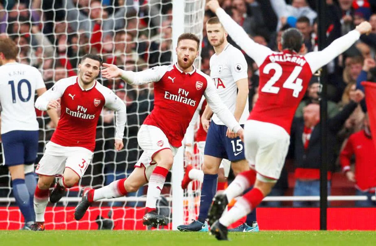 VIDEO + FOTO » Arsenal - Tottenham 2-0 » Victorie categorică a "tunarilor" în derby-ul Nordului Londrei