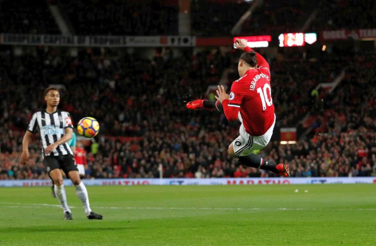 VIDEO + FOTO "Regele" s-a întors pe Old Trafford » Manchester United a demolat-o pe Newcastle, iar Zlatan a prins câteva minute