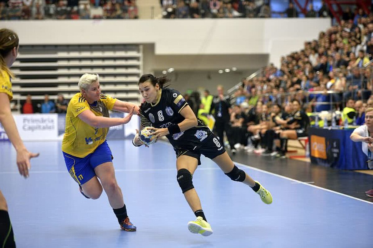 VIDEO + FOTO CSM București - Vystal Gdynia 34-22 // Victorie pentru bucureștence în ultimul meci al anului în Liga Campionilor