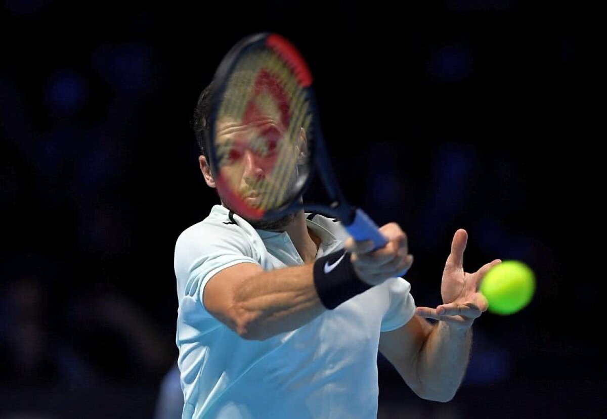 FOTO+VIDEO Finala Turneului Campionilor // Dimitrov e campionul de la Londra! Bulgarul încheie anul pe podiumul mondial