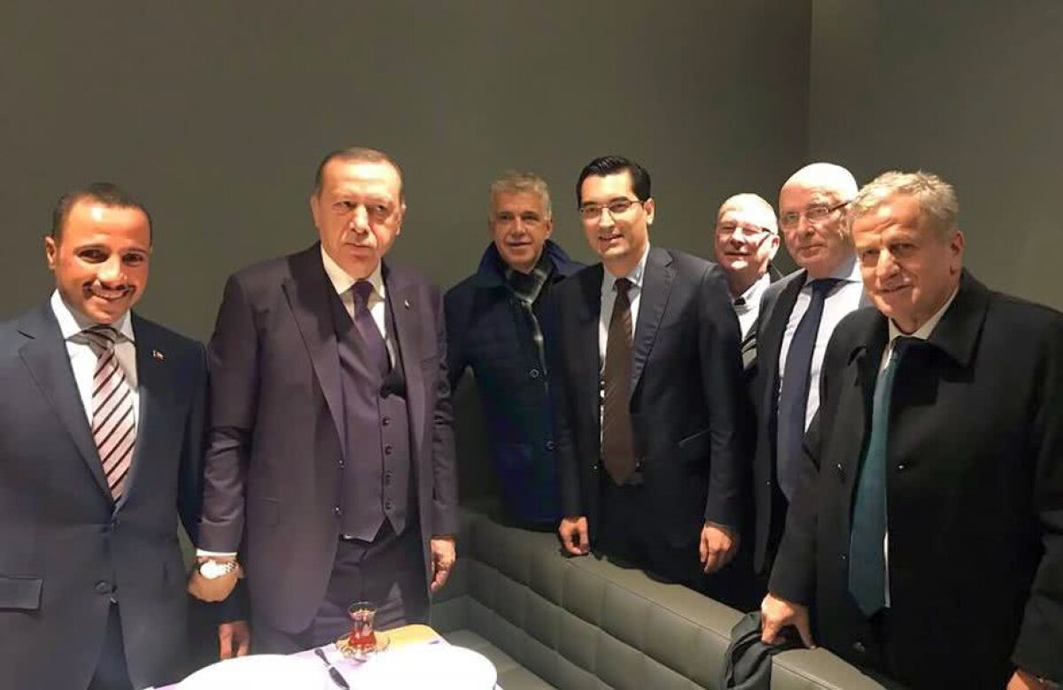 FOTO Răzvan Burleanu, invitat de onoare la Beșiktaș - FC Porto! A văzut meciul de lângă Erdogan și Van Praag