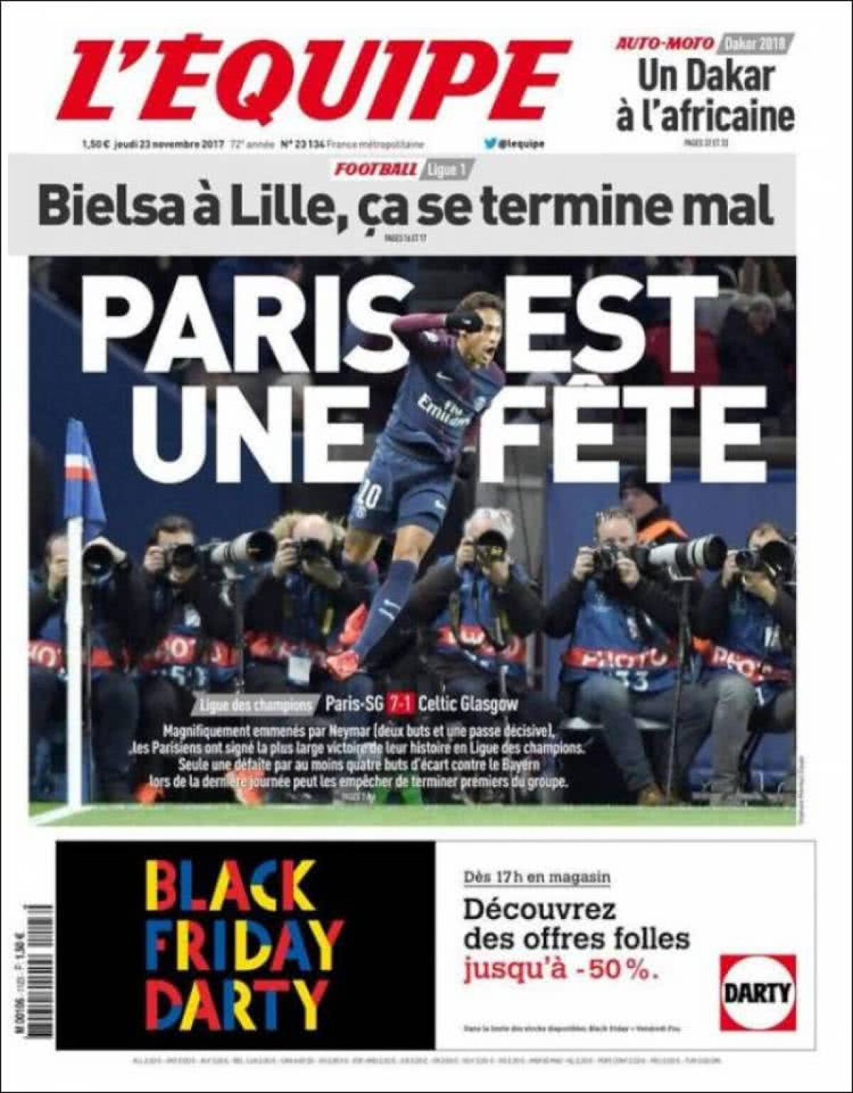 Ce scriu azi ziarele de sport din lume (23 noiembrie 2017)