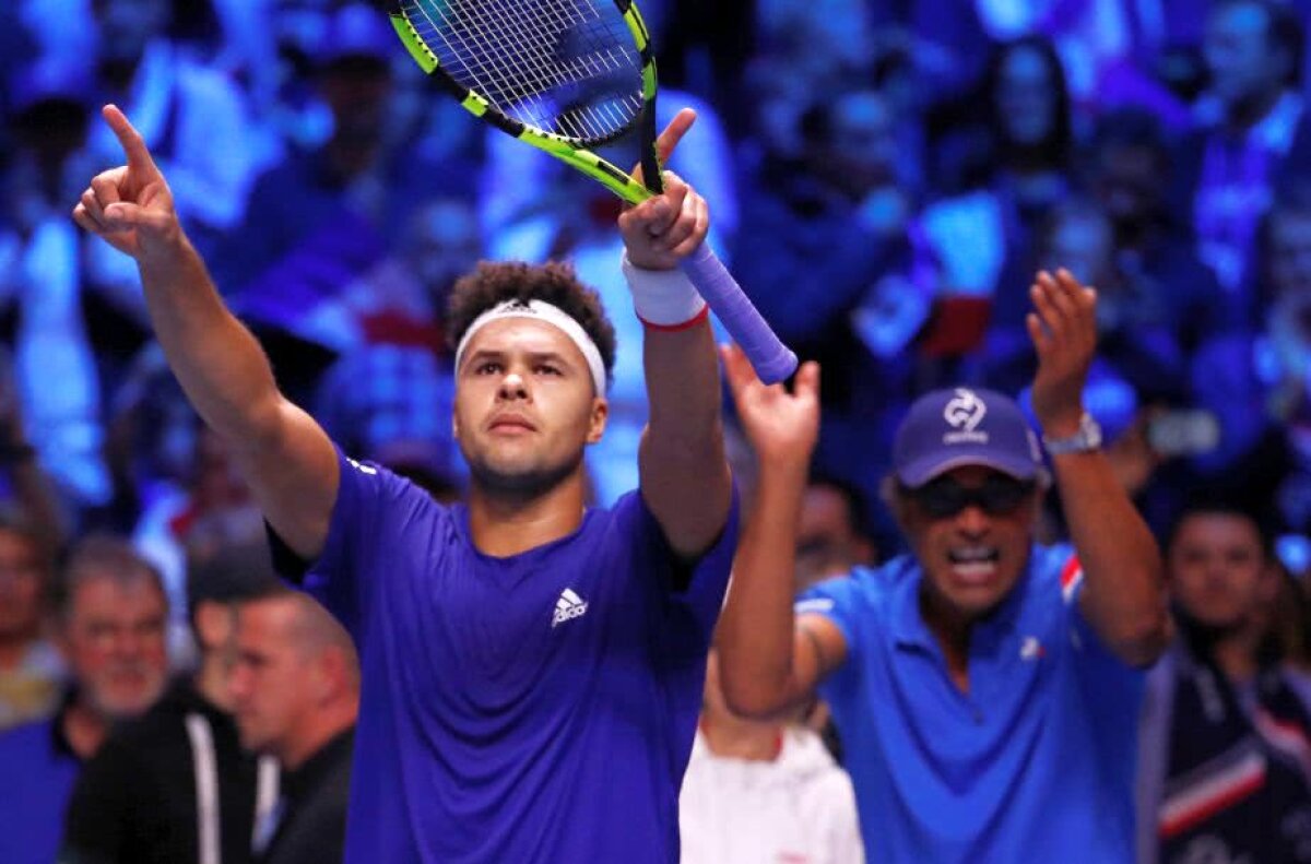 VIDEO + FOTO Franța și Belgia sunt la egalitate după prima zi a finalei Cupei Davis » Tsonga și Goffin, victorii fără emoții