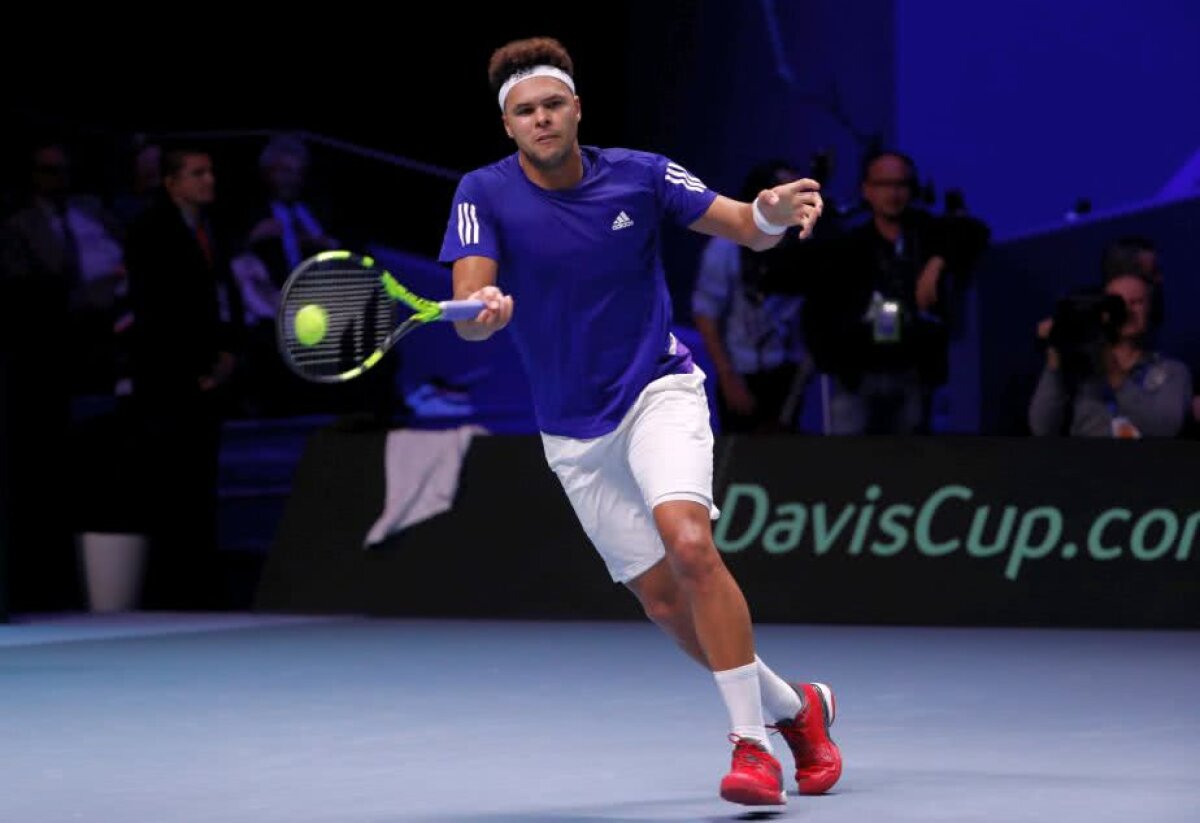 VIDEO + FOTO Franța și Belgia sunt la egalitate după prima zi a finalei Cupei Davis » Tsonga și Goffin, victorii fără emoții