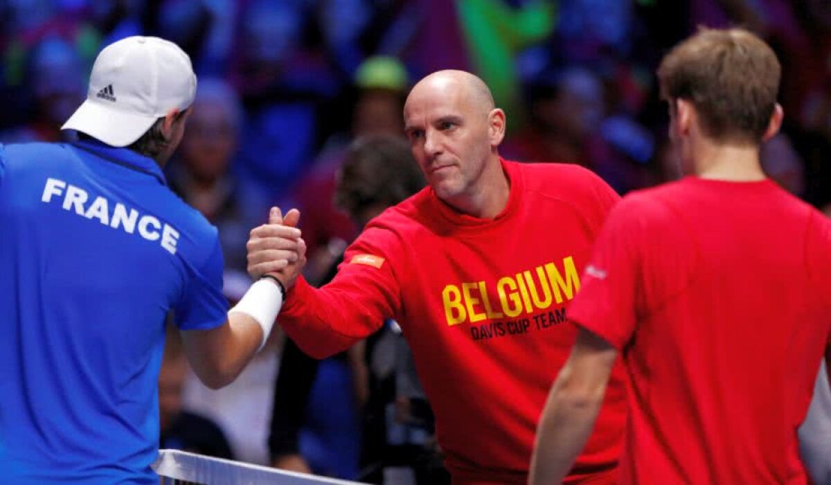 VIDEO + FOTO Franța și Belgia sunt la egalitate după prima zi a finalei Cupei Davis » Tsonga și Goffin, victorii fără emoții