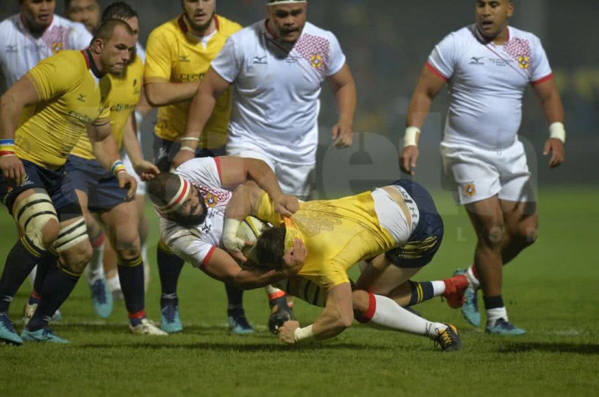 GALERIE FOTO România a făcut un meci mare cu Tonga! "Stejarii" au fost aproape să producă surpriza