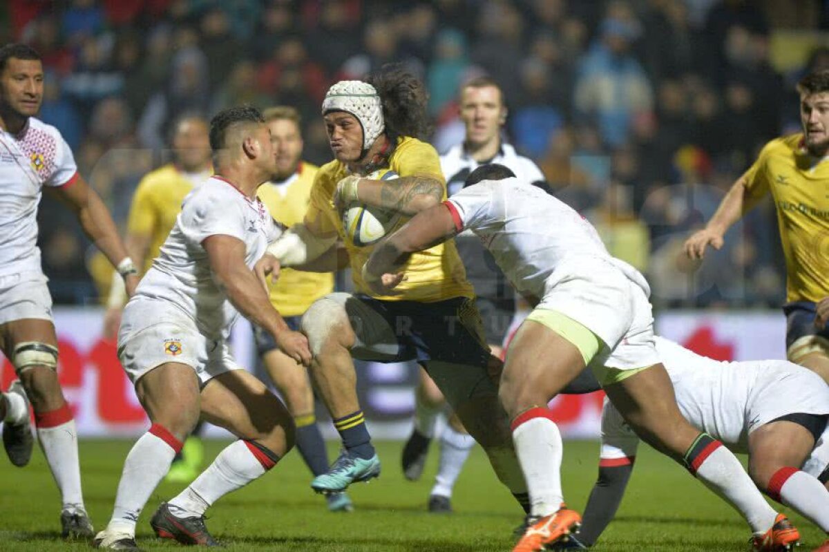GALERIE FOTO România a făcut un meci mare cu Tonga! "Stejarii" au fost aproape să producă surpriza