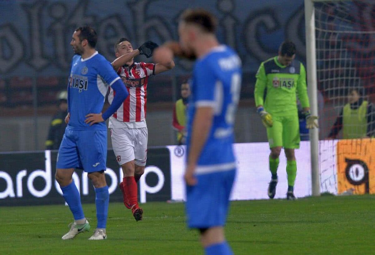 CRONICĂ+VIDEO+FOTO » Miriuță nu e "over". Cartonașele sunt! Victorie cu scandal pentru Dinamo în fața lui Poli Iași