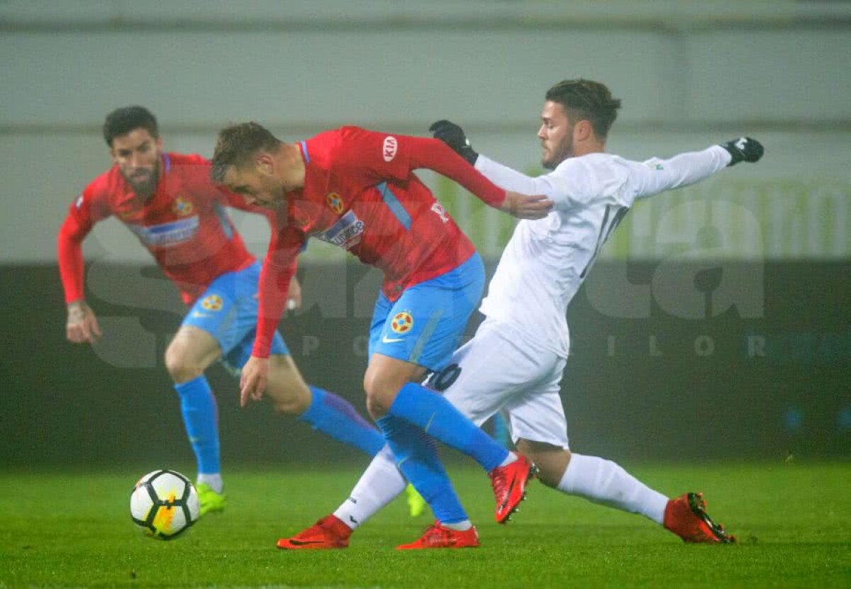 VIDEO+FOTO Enache îi deoache » Cu fundașul dreapta "comisar", FCSB a pierdut al treilea meci la rând la zero, 0-2 la Giurgiu