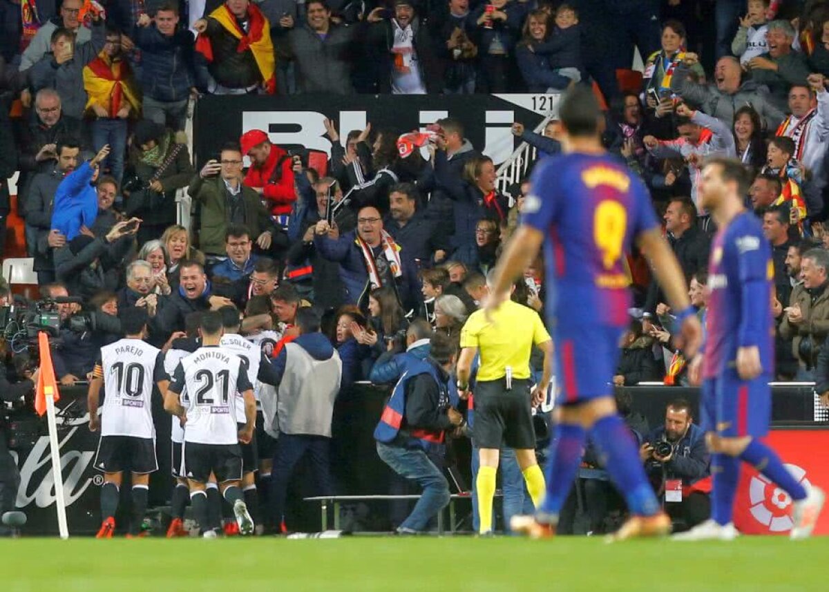 VIDEO și FOTO Barcelona oprește seria de victorii a Valenciei și păstrează distanța din fruntea clasamentului