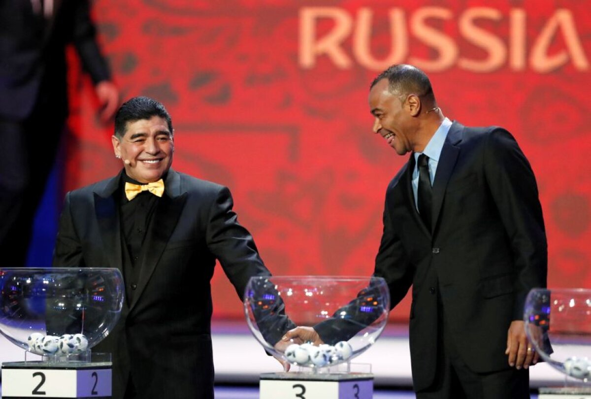 Grupele Campionatului Mondial 2018 din Rusia! Gazdele au cea mai ușoară grupă  + Gest ȘOCANT al lui Maradona! 