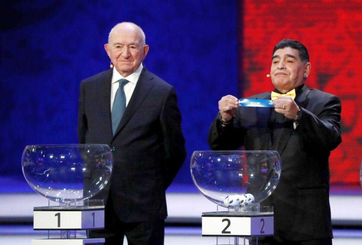 Grupele Campionatului Mondial 2018 din Rusia! Gazdele au cea mai ușoară grupă  + Gest ȘOCANT al lui Maradona! 