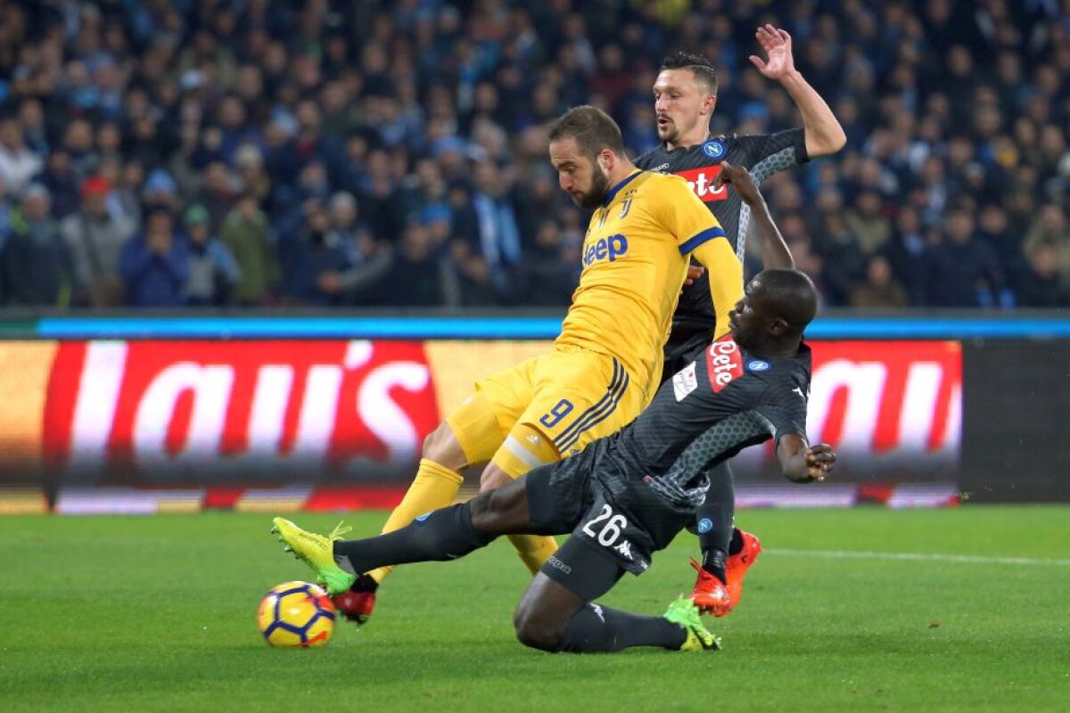 VIDEO+FOTO Juventus a câștigat derby-ul cu Napoli, 1-0, și campionatul a devenit mai deschis ca niciodată