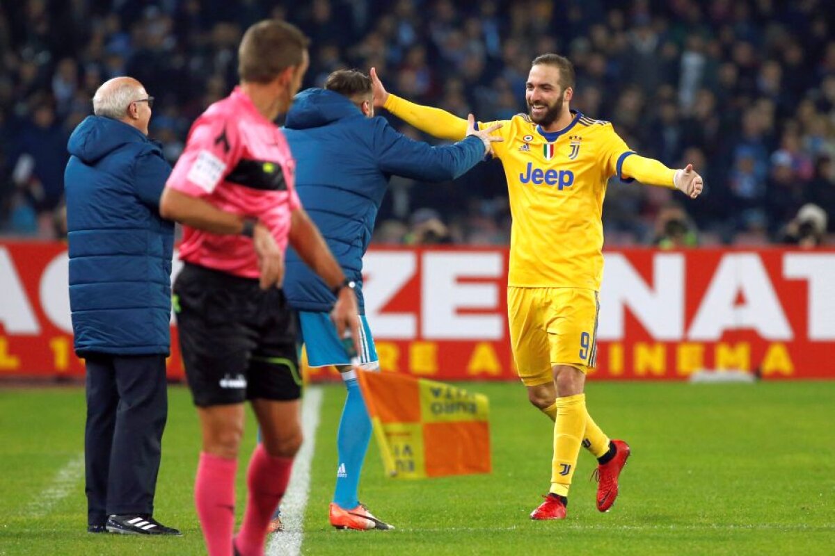 VIDEO+FOTO Juventus a câștigat derby-ul cu Napoli, 1-0, și campionatul a devenit mai deschis ca niciodată