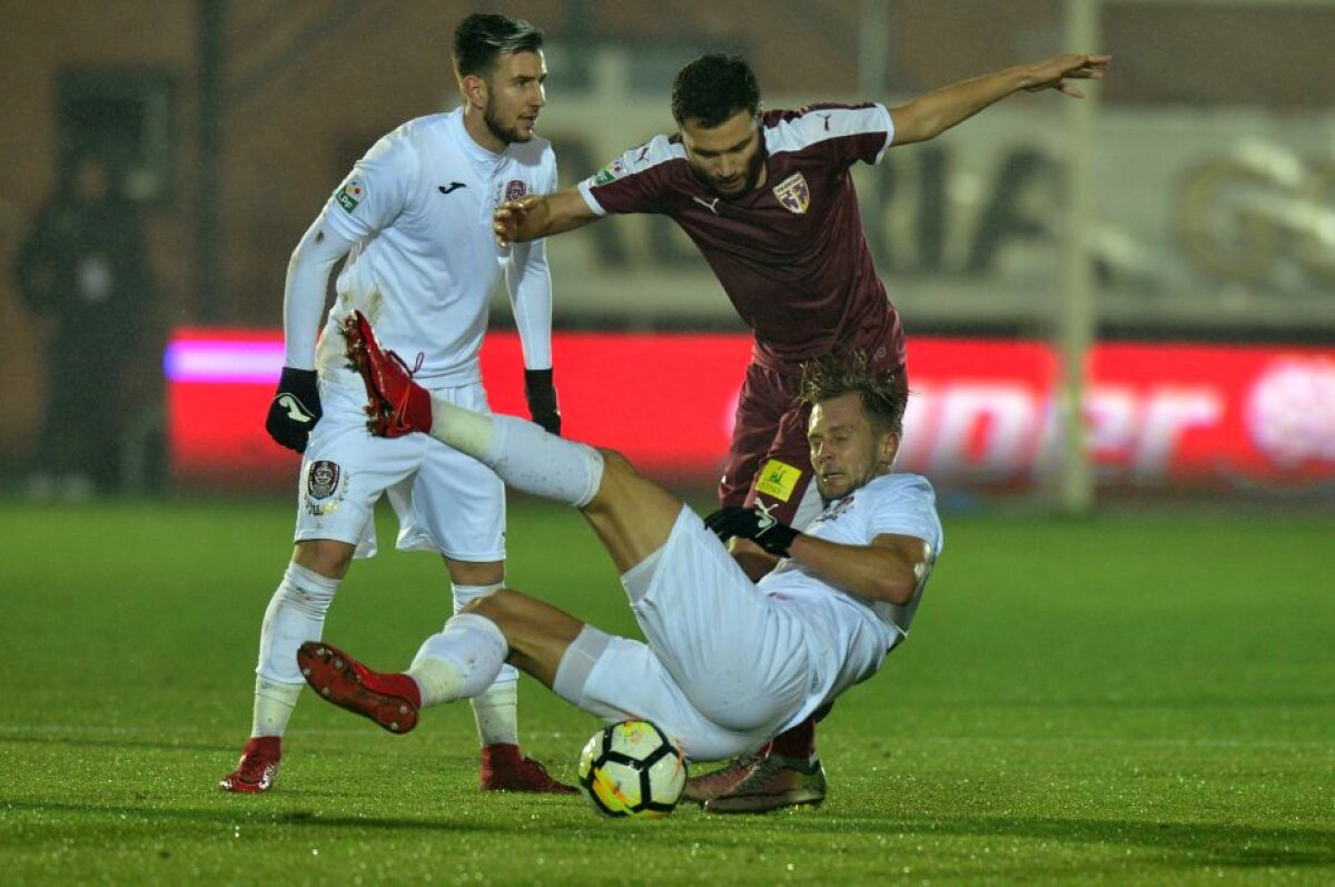 VIDEO+FOTO » CFR Cluj trece în viteză pe lângă Voluntari, 3-0, și se duce la 8 puncte de FCSB