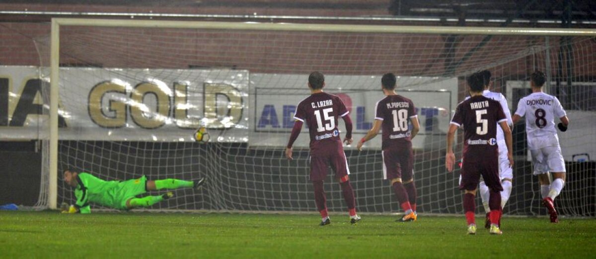 VIDEO+FOTO » CFR Cluj trece în viteză pe lângă Voluntari, 3-0, și se duce la 8 puncte de FCSB