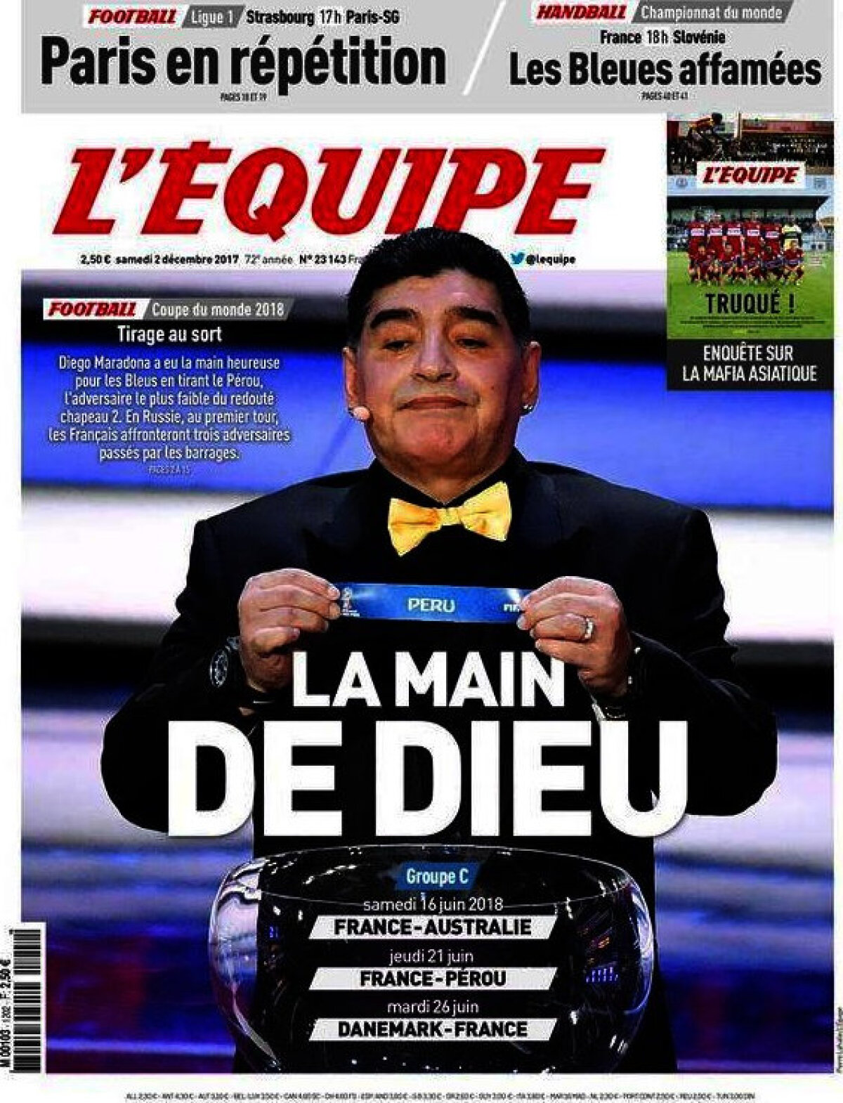 Ce scriu azi ziarele de sport din lume (2 decembrie 2017)