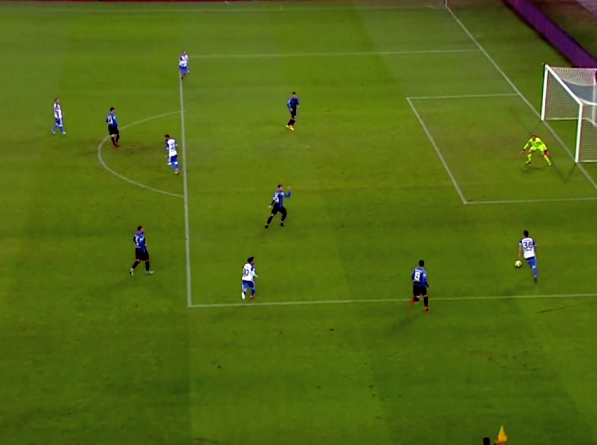 FOTO Fază controversată în CSU Craiova - Viitorul: gol anulat în minutul 13