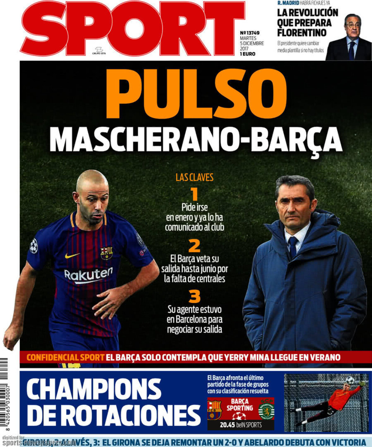 Ce scriu azi ziarele de sport din lume (5 decembrie 2017)