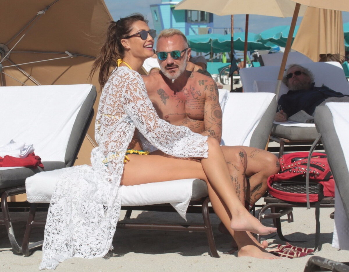 GALERIE FOTO Imagini bombă la plajă cu Gianluca Vacchi și iubita!