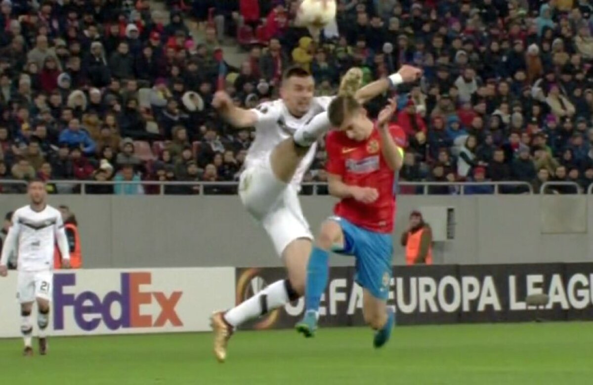 VIDEO + FOTO Penalty refuzat steliștilor cu Lugano » Reacție spumoasă în direct: "Intrați pe www.arbitrislabi.com" :)