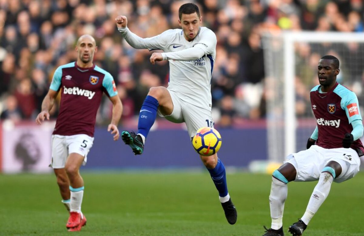 VIDEO + FOTO Rezultat-surpriză în Premier League » West Ham o învinge pe Chelsea, 1-0, iar londonezii pierd contactul cu primele două locuri