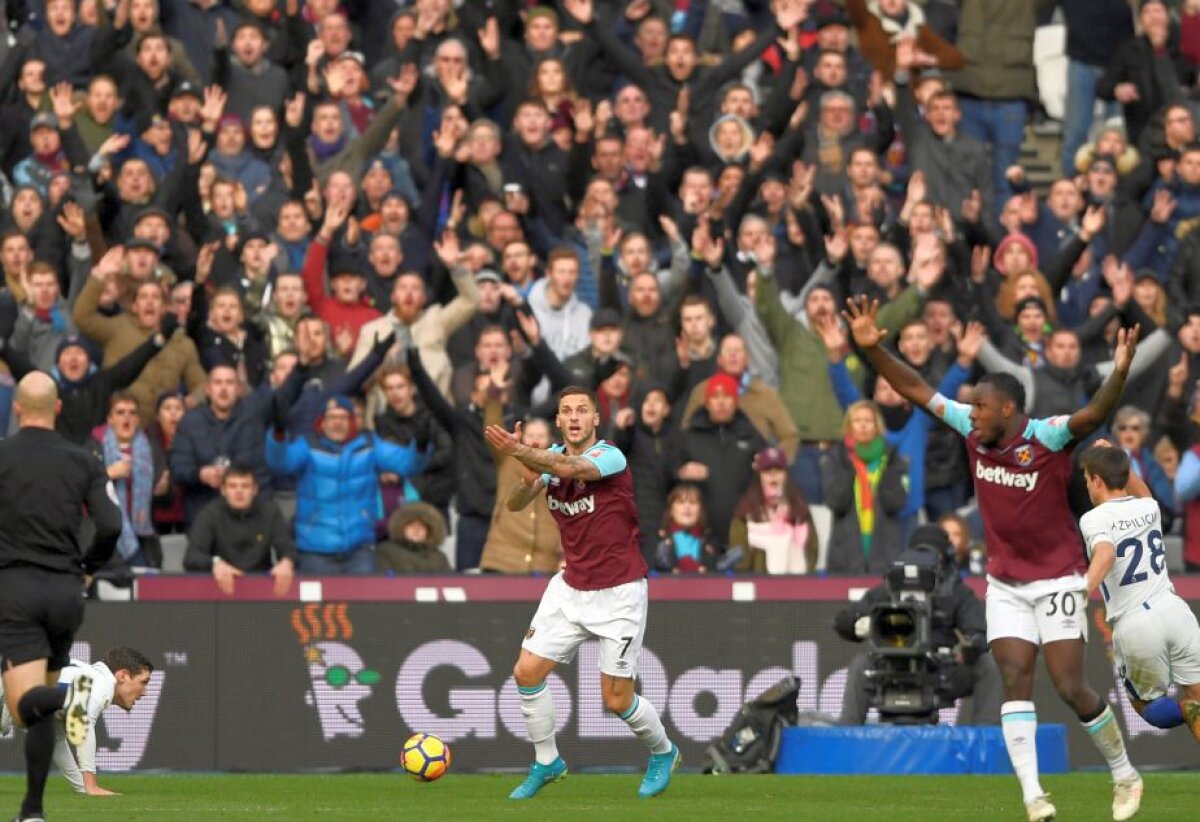 VIDEO + FOTO Rezultat-surpriză în Premier League » West Ham o învinge pe Chelsea, 1-0, iar londonezii pierd contactul cu primele două locuri