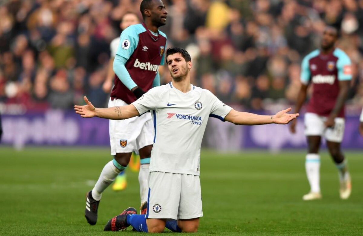 VIDEO + FOTO Rezultat-surpriză în Premier League » West Ham o învinge pe Chelsea, 1-0, iar londonezii pierd contactul cu primele două locuri