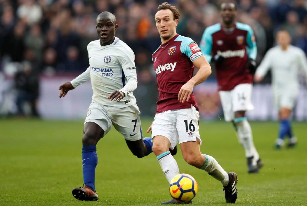 VIDEO + FOTO Rezultat-surpriză în Premier League » West Ham o învinge pe Chelsea, 1-0, iar londonezii pierd contactul cu primele două locuri