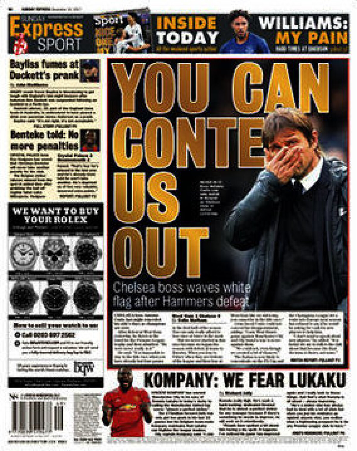 Ce scriu azi ziarele de sport din lume (10 decembrie 2017)