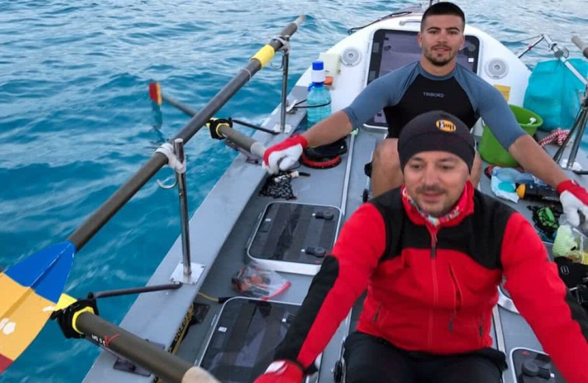 4 români iau startul într-una dintre cele mai dure curse » Vor traversa Oceanul Atlantic într-o barcă cu vâsle! Vor parcurge 5.000 de kilometri