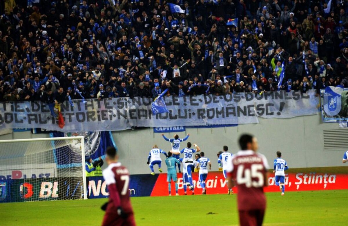 VIDEO+FOTO CFR a cedat în infern! Liderul a pierdut cu CS U Craiova pe "Oblemenco", scor 1-2! FCSB poate profita