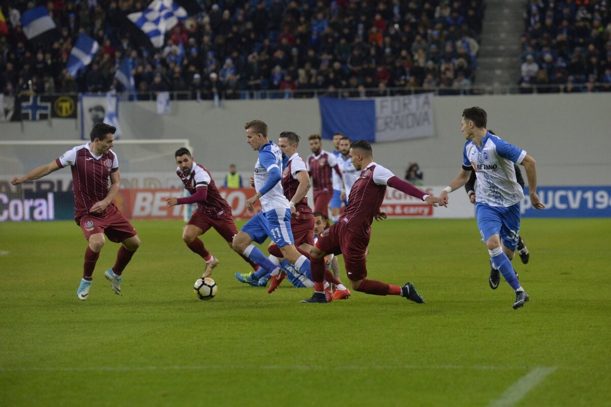 VIDEO+FOTO CFR a cedat în infern! Liderul a pierdut cu CS U Craiova pe "Oblemenco", scor 1-2! FCSB poate profita