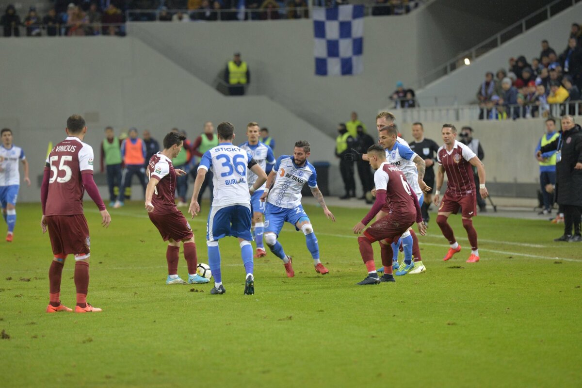 VIDEO+FOTO CFR a cedat în infern! Liderul a pierdut cu CS U Craiova pe "Oblemenco", scor 1-2! FCSB poate profita