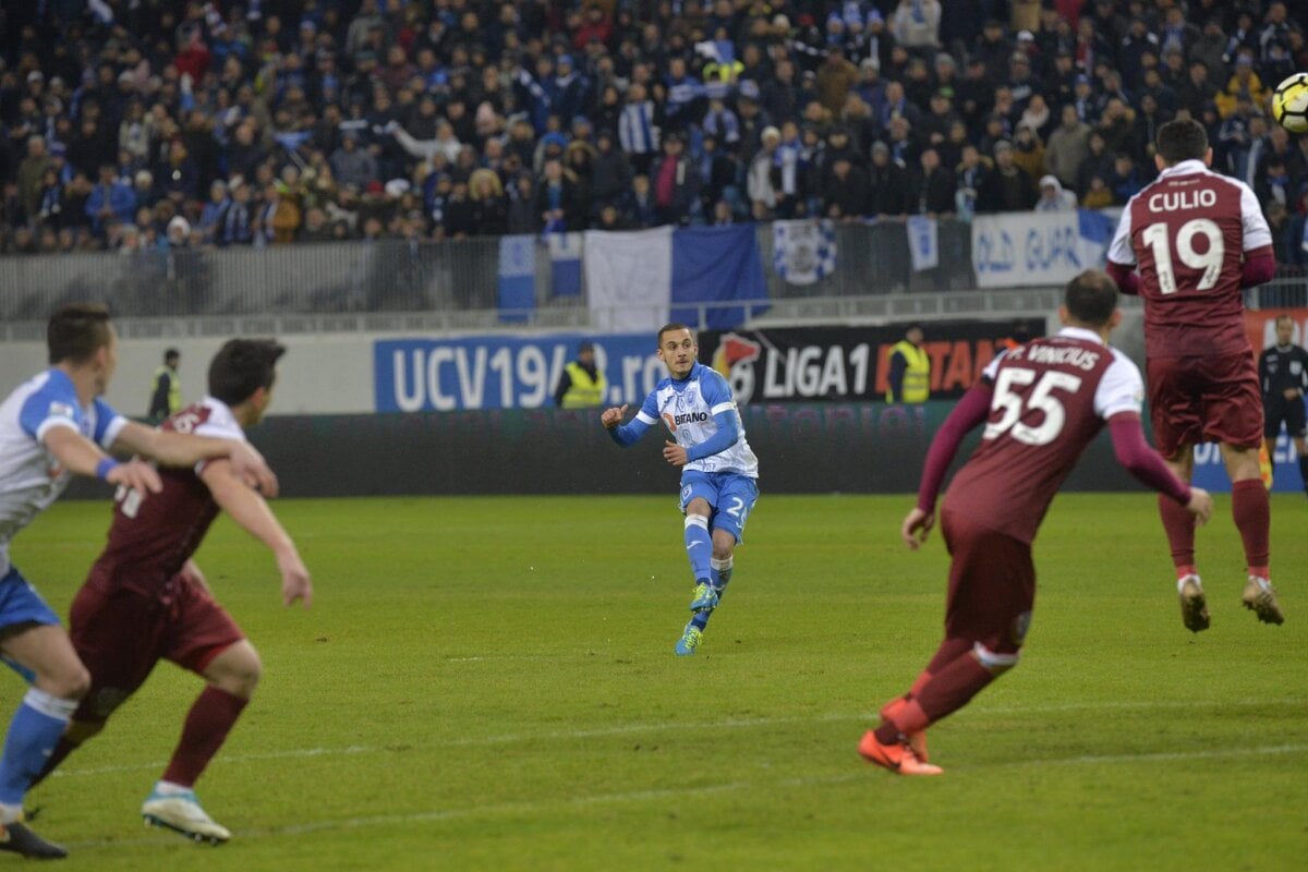 VIDEO+FOTO CFR a cedat în infern! Liderul a pierdut cu CS U Craiova pe "Oblemenco", scor 1-2! FCSB poate profita