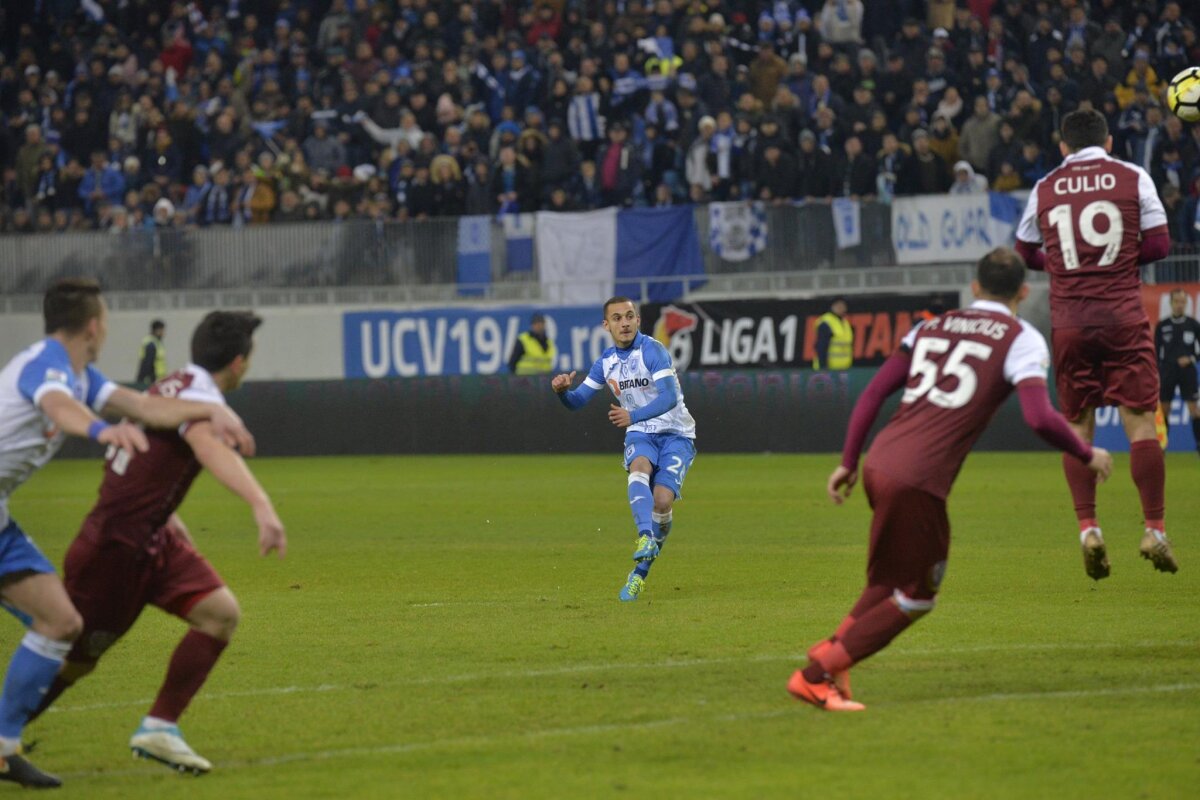 VIDEO+FOTO CFR a cedat în infern! Liderul a pierdut cu CS U Craiova pe "Oblemenco", scor 1-2! FCSB poate profita