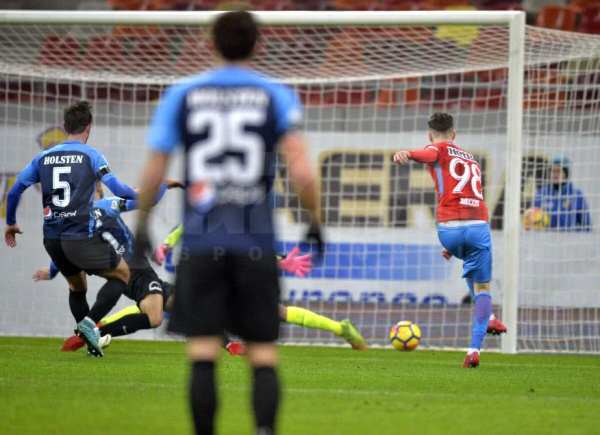 VIDEO+FOTO Cadou de la Tordai » FCSB o învinge în inferioritate numerică pe Viitorul și se apropie la două puncte de CFR 